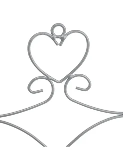 relaxdays Schmuckkästen<Wand Schmuckhalter in Silber - (B)36,5x (H)30 x (T)3,5 cm