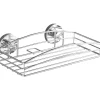Wenko Badmöbel|Badezimmermöbel<Wandablage "Vacuum-Loc" in Chrom - (B)26 x (H)6,5 x (T)14 cm
