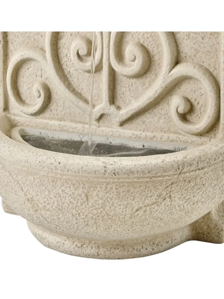 MARELIDA Gartendekoration<Wandbrunnen Standbrunnen Gartenbrunnen H: 54cm in beige