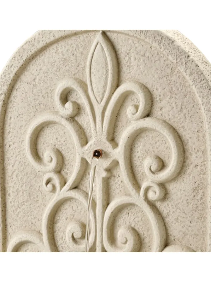 MARELIDA Gartendekoration<Wandbrunnen Standbrunnen Gartenbrunnen H: 54cm in beige