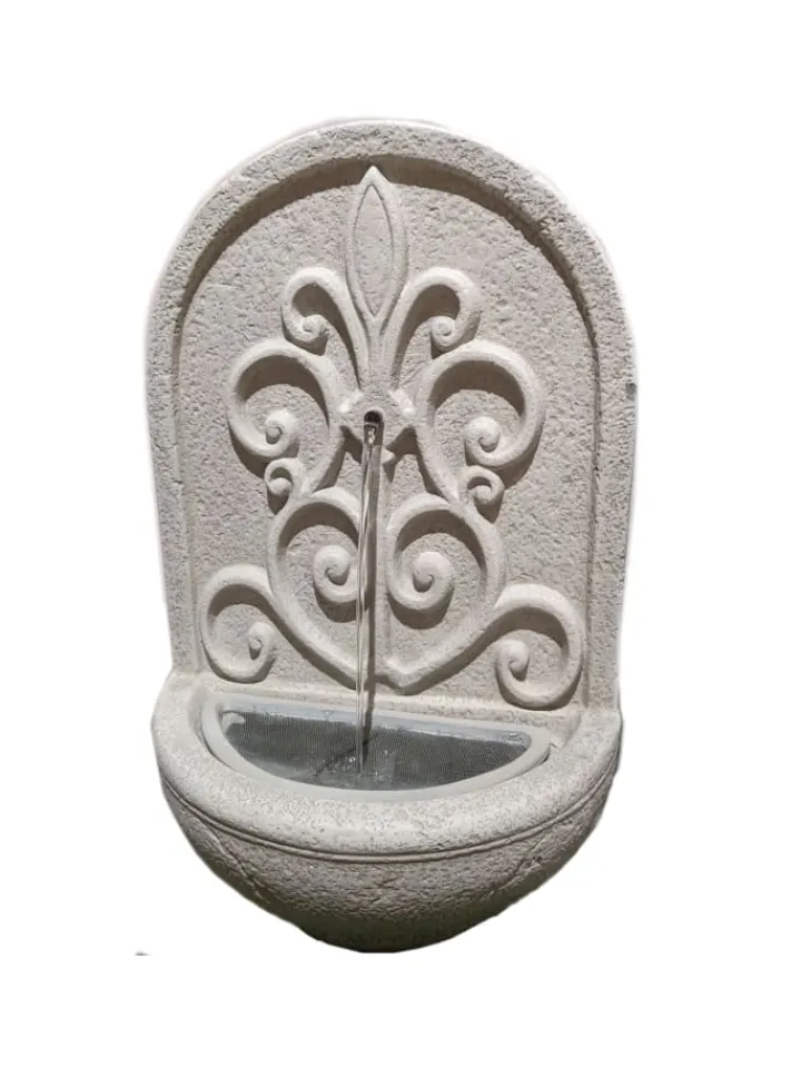 MARELIDA Gartendekoration<Wandbrunnen Standbrunnen Gartenbrunnen H: 54cm in beige