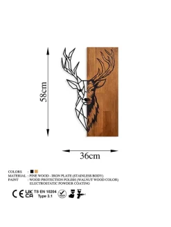 ABERTO DESIGN Wanddekoration<Wanddekor - (B)36 x (H)58 cm