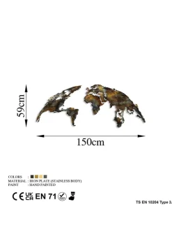 ABERTO DESIGN Wanddekoration<Wanddekor - (B)150 x (H)59 cm
