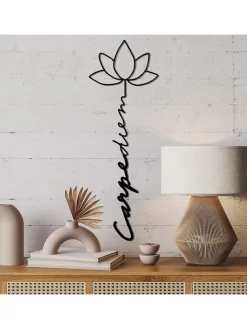 ABERTO DESIGN Wanddekoration<Wanddekor "Carpe Diem" - (B)21 x (H)60 cm