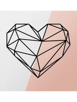 ABERTO DESIGN Wanddekoration<Wanddekor "Heart" - (B)47 x (H)40 cm