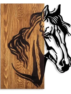 ABERTO DESIGN Wanddekoration<Wanddekor "Horse" - (B)48 x (H)58 cm
