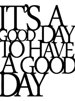 ABERTO DESIGN Wanddekoration<Wanddekor "It's a Good" - (H)70 x (B)41 cm