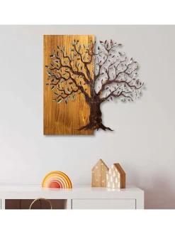ABERTO DESIGN Wanddekoration<Wanddekor "Mysterious Tree" - (B)60 x (H)58 cm
