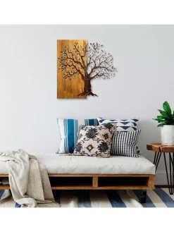 ABERTO DESIGN Wanddekoration<Wanddekor "Mysterious Tree" - (B)60 x (H)58 cm