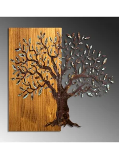 ABERTO DESIGN Wanddekoration<Wanddekor "Mysterious Tree" - (B)60 x (H)58 cm