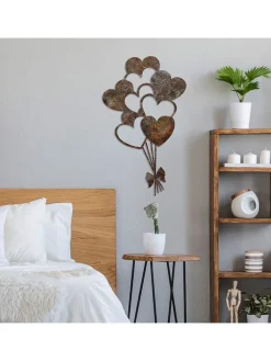ABERTO DESIGN Wanddekoration<Wanddekor "Rusty Heart" - (B)21 x (H)35 cm