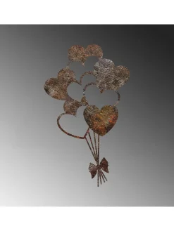 ABERTO DESIGN Wanddekoration<Wanddekor "Rusty Heart" - (B)21 x (H)35 cm
