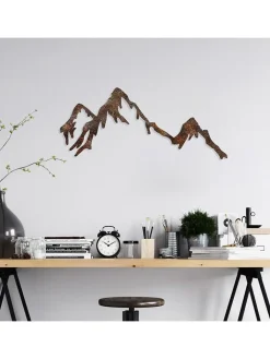 ABERTO DESIGN Wanddekoration<Wanddekor "Rusty Mountain" - (B)70 x (H)45 cm