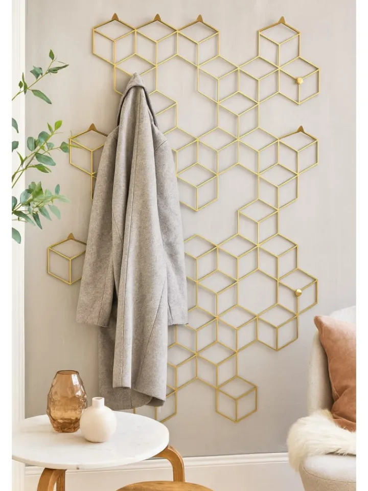 möbel-direkt Garderoben<Wandgarderobe Stryke in goldfarben
