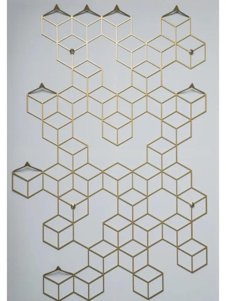 möbel-direkt Garderoben<Wandgarderobe Stryke in goldfarben