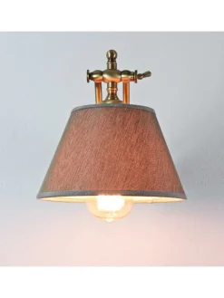Licht-Erlebnisse Wandleuchten<Wandlampe (B)20 x (H)15 cm in Bronze hell glänzend Beige