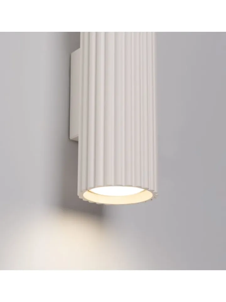 Licht-Erlebnisse Wandleuchten<Wandlampe (B)6.5 x (H)20 cm in Creme