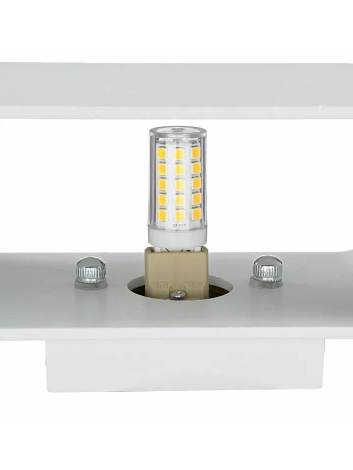 Licht-Erlebnisse Wandleuchten<Wandlampe (B)16 x (H)8 cm in Weiß