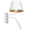 Licht-Erlebnisse Wandleuchten<Wandlampe (B)18 x (H)38 cm in Weiß Gold