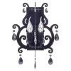 näve Wandleuchten<Wandleuchte "BLACK VELVET" in schwarz - (L)20 cm x (B)30 cm x (H)40 cm
