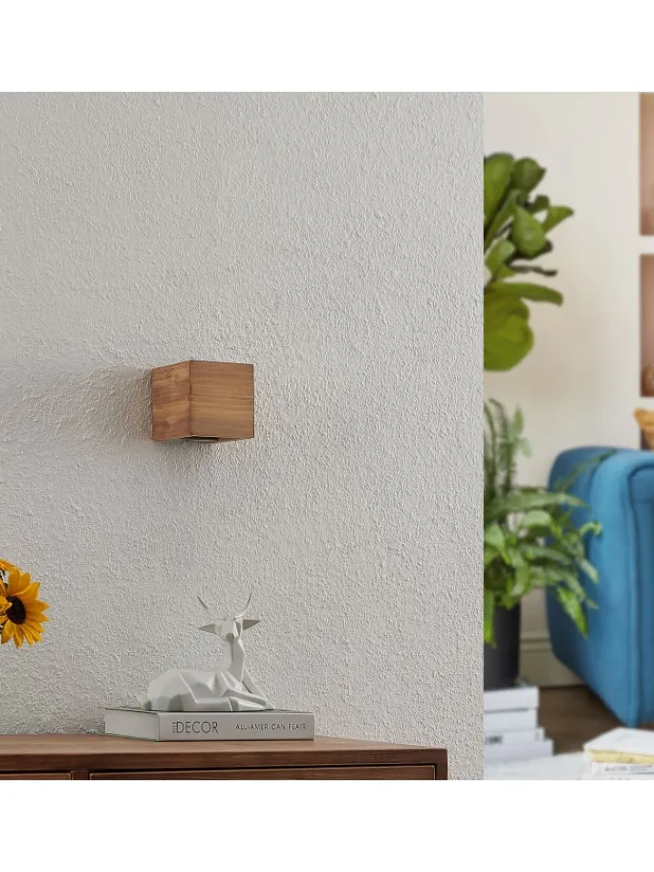 Trio Leuchten Wandleuchten<Wandleuchte BRAD in holzfarbig