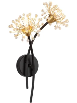 Globo lighting Wandleuchten<Wandleuchte "FIORE" in black