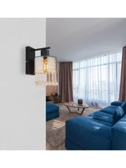 Globo lighting Wandleuchten<Wandleuchte "HENDRY" in black