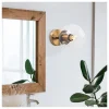 Opviq Wandleuchten<Wandleuchte in Gold - (B)15 x (H)15 cm