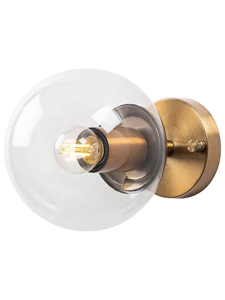 Opviq Wandleuchten<Wandleuchte in Gold - (B)15 x (H)15 cm