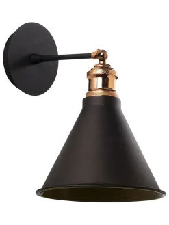 Opviq Wandleuchten<Wandleuchte in Schwarz - (B)20 x (H)29 cm