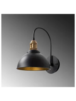 Opviq Wandleuchten<Wandleuchte in Schwarz - (B)27 x (H)36 cm