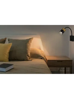 Globo lighting Wandleuchten<Wandleuchte in Schwarz/ Gold - (H)33 cm