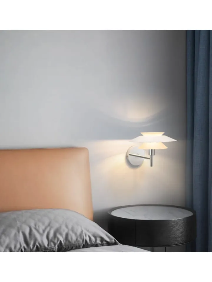 ZMH Wandleuchten<Wandleuchte in weiß 1-flammige G9 Metall Moderne Kreative Nachttischlampe