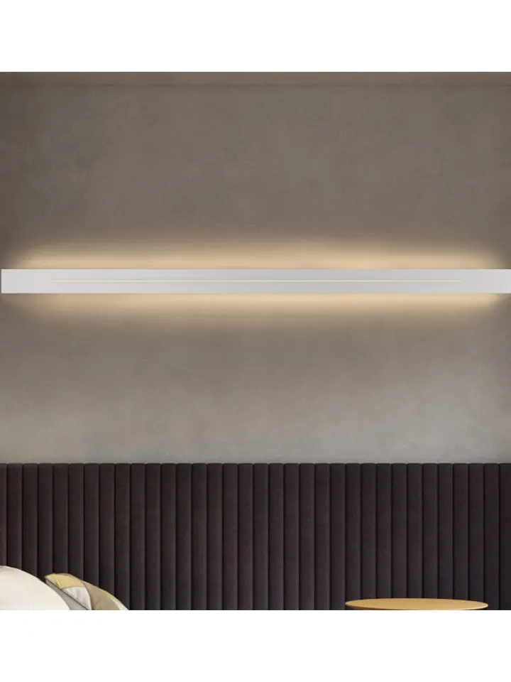 ZMH Wandleuchten<Wandleuchte in weiß L 100cm warmweiß