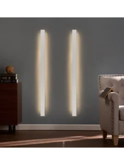 ZMH Wandleuchten<Wandleuchte in weiß L 100cm warmweiß