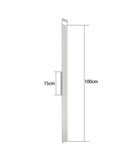 ZMH Wandleuchten<Wandleuchte in weiß L 100cm warmweiß