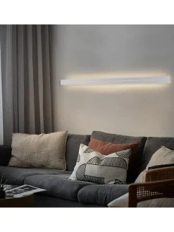 ZMH Wandleuchten<Wandleuchte in weiß L 100cm warmweiß