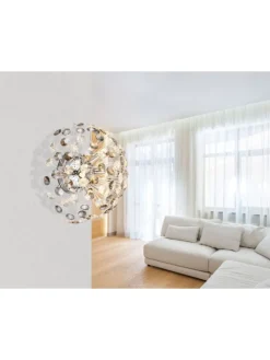 Globo lighting Wandleuchten<Wandleuchte "KATRINA" in silver