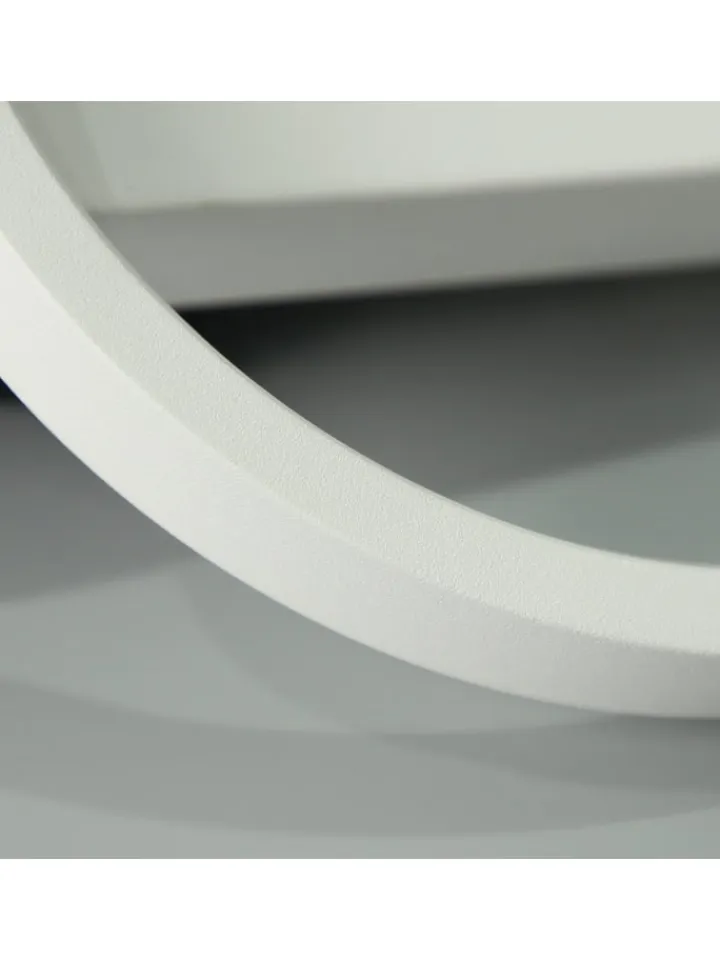 ZMH Wandleuchten<Wandleuchte LED in weiß 7W modern warmweiß Schlafzimmerlampe