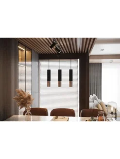 Nice Lamps Wandleuchten<Wandleuchte LONGBOT in Schwarz (H)29cm (L)6cm (B)8cm