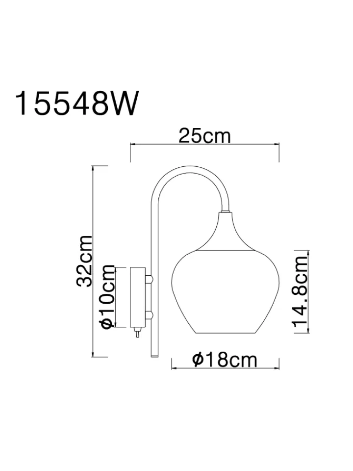 Globo lighting Wandleuchten<Wandleuchte "MAXY" in black