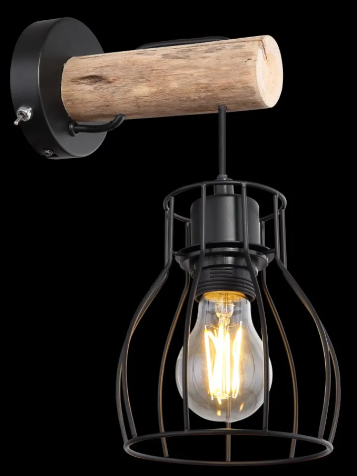 Globo lighting Wandleuchten<Wandleuchte "MINA" in black