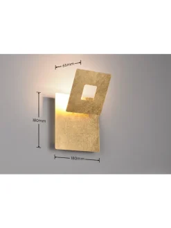 Trio Leuchten Wandleuchten<Wandleuchte MIO in goldfarbig