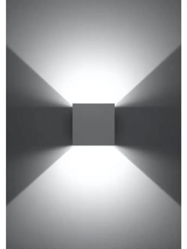 Nice Lamps Wandleuchten<Wandleuchte PINIO in weiss LED IP54 H 140cm
