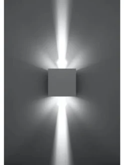 Nice Lamps Wandleuchten<Wandleuchte PINIO in weiss LED IP54 H 140cm