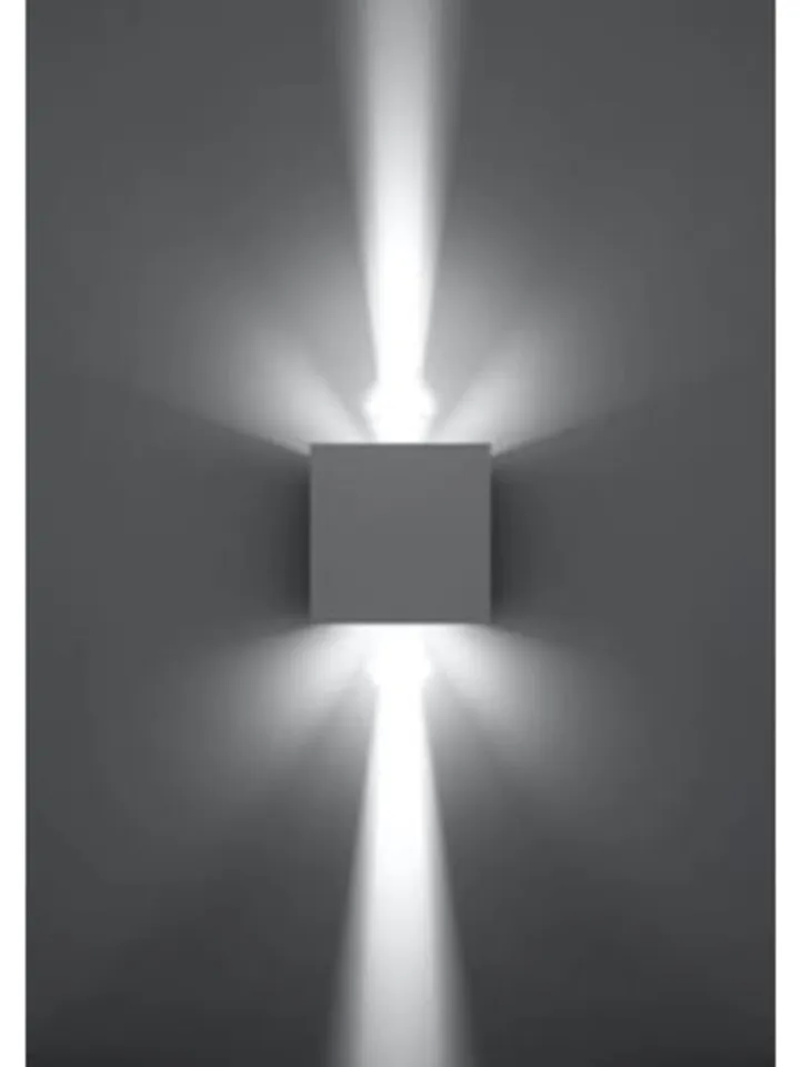 Nice Lamps Wandleuchten<Wandleuchte PINIO in weiss LED IP54 H 140cm