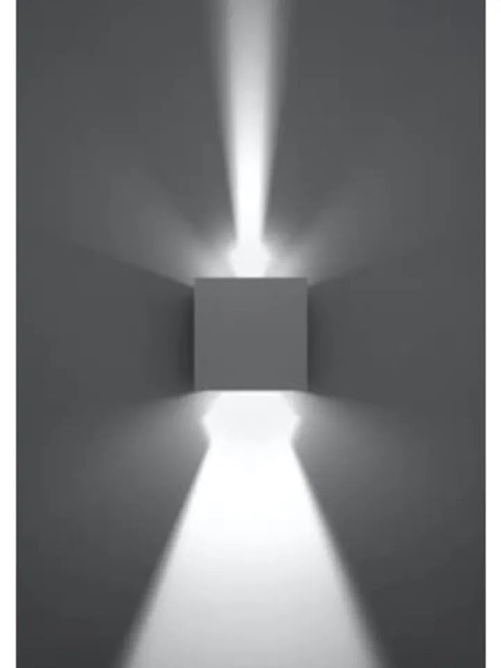 Nice Lamps Wandleuchten<Wandleuchte PINIO in weiss LED IP54 H 140cm