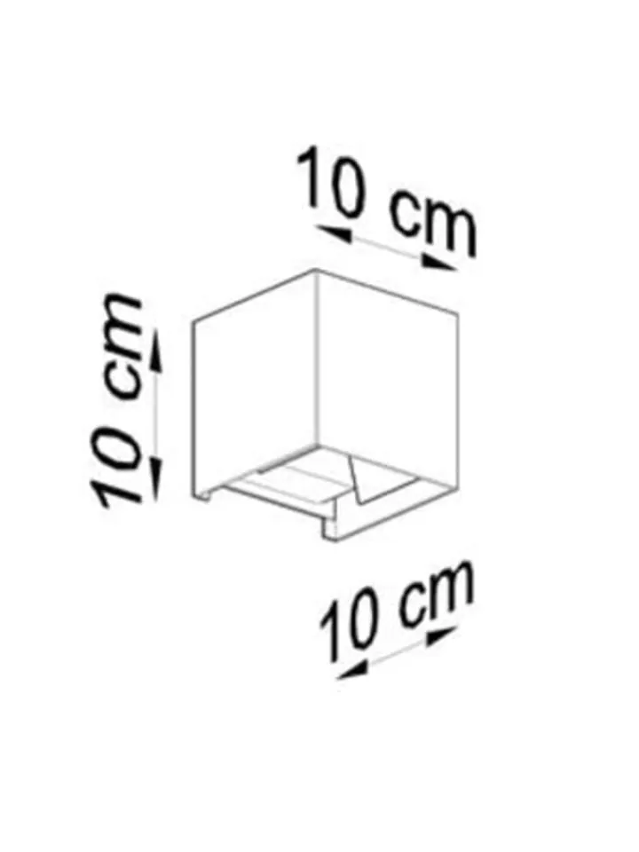 Nice Lamps Wandleuchten<Wandleuchte PINIO in weiss LED IP54 H 140cm