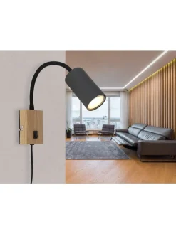 Globo lighting Wandleuchten<Wandleuchte "ROBBY" in brown