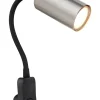 Globo lighting Wandleuchten<Wandleuchte "Robby" in Schwarz/ Silber - (B)32 x (H)43 cm